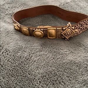Leopard style streets ahead belt